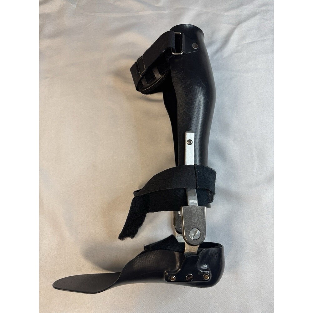 Hinged AFO Ankle Foot Orthosis Articulated Drop Foot Leg Brace Right Foot ~9.5”